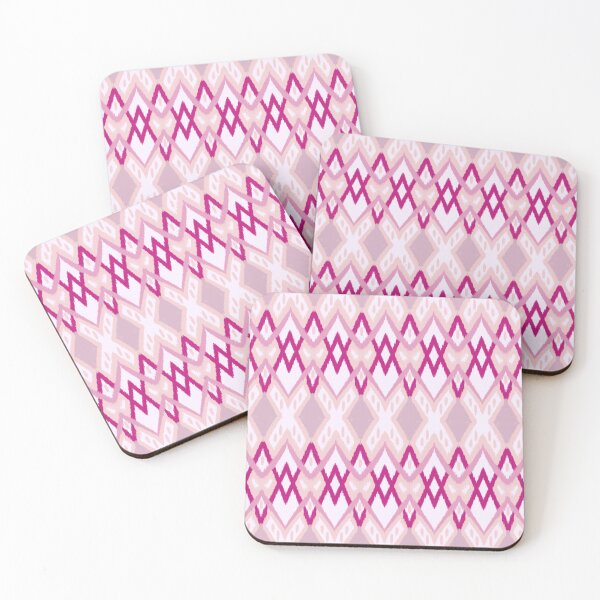 Item preview, Rose soft ikat designed and sold by Bloomiastudio.