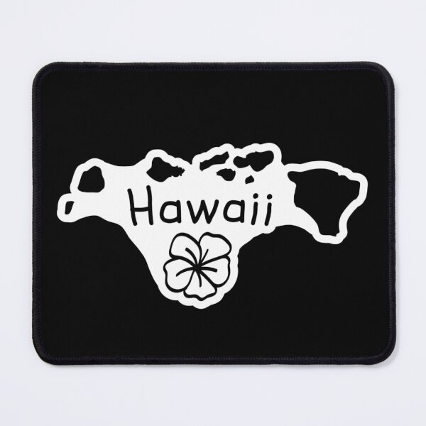 Item preview, Hawaii USA Line Art Doodle Islands Black White designed and sold by TackyTime.