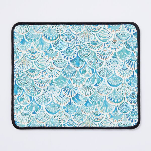 Item preview, Blue Lagoon Mermaid Scales designed and sold by HollyCoveArt.