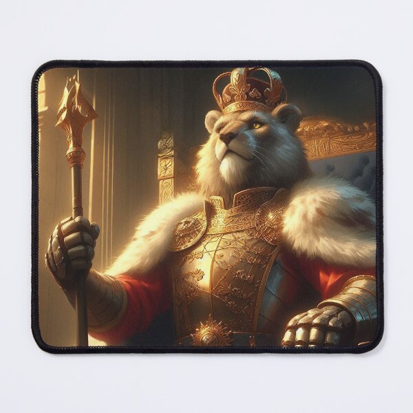 Item preview, King Lion on his Throne designed and sold by nikkolaus.