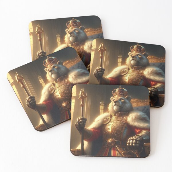 Item preview, King Lion on his Throne designed and sold by nikkolaus.
