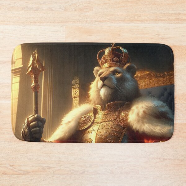 Item preview, King Lion on his Throne designed and sold by nikkolaus.