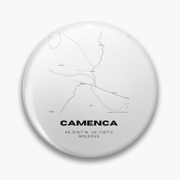 Item preview, Camenca Moldova Minimalist Map Poster | Clean Town Street Map Art designed and sold by RM-Journey.