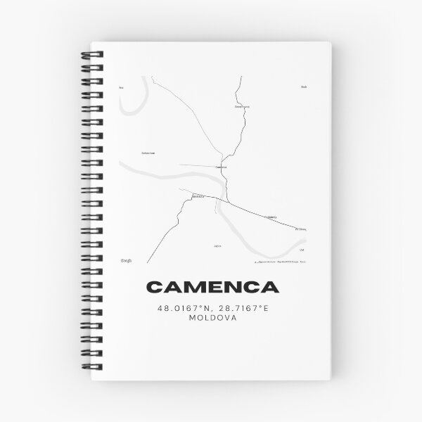 Item preview, Camenca Moldova Minimalist Map Poster | Clean Town Street Map Art designed and sold by RM-Journey.