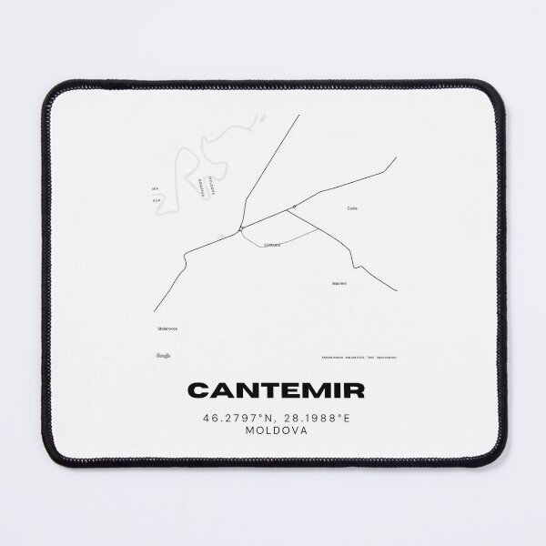 Item preview, Cantemir Moldova Minimalist Map Poster | Contemporary City Map Art designed and sold by RM-Journey.