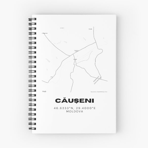 Item preview, Căuşeni Moldova Minimalist Map Poster | Modern City Street Map Art designed and sold by RM-Journey.