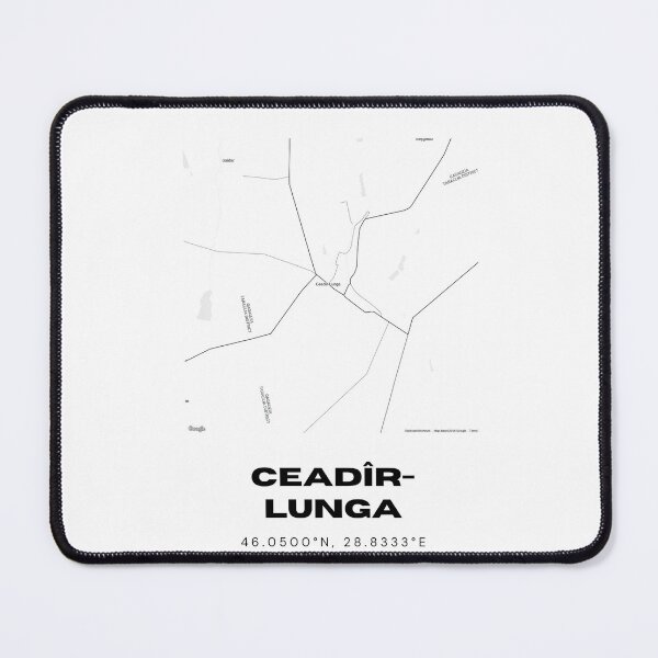 Item preview, Ceadîr-Lunga Moldova Minimalist Map Poster | Unique Town Map Design designed and sold by RM-Journey.