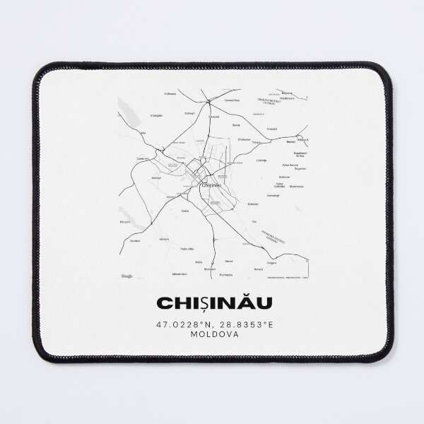 Item preview, Chișinău Moldova Minimalist Map Poster | Capital City Street Map Art designed and sold by RM-Journey.