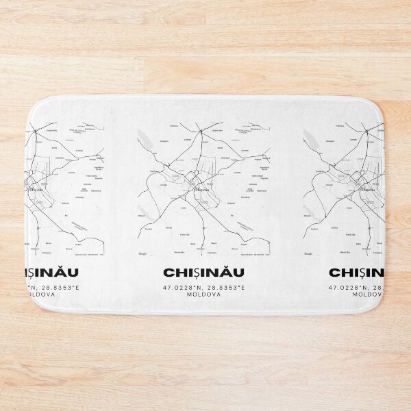 Item preview, Chișinău Moldova Minimalist Map Poster | Capital City Street Map Art designed and sold by RM-Journey.