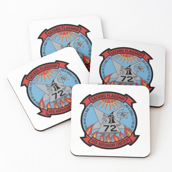 Item preview, USS Abraham Lincoln CVN-72 Westpac 95 Satans Flagship Patch designed and sold by CharlieDesings.