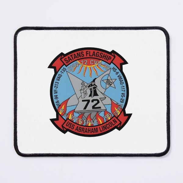 Item preview, USS Abraham Lincoln CVN-72 Westpac 95 Satans Flagship Patch designed and sold by CharlieDesings.