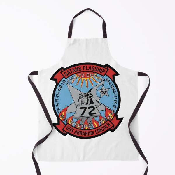 Item preview, USS Abraham Lincoln CVN-72 Westpac 95 Satans Flagship Patch designed and sold by CharlieDesings.