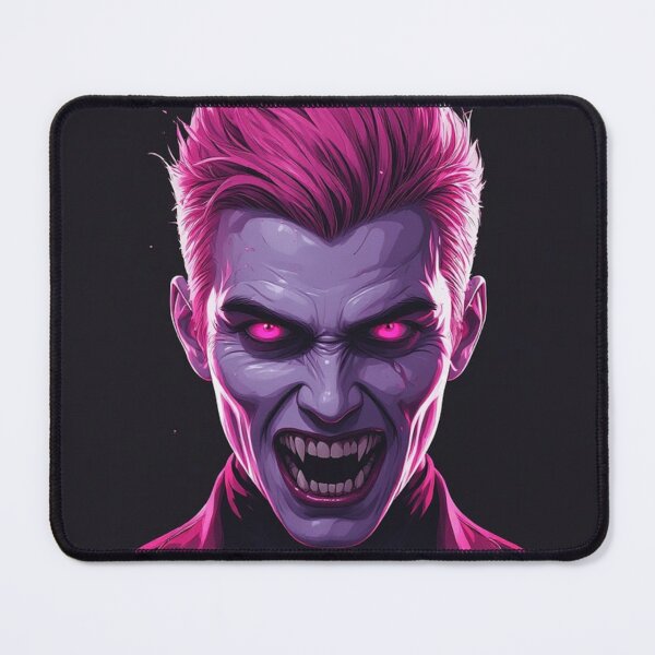 Item preview, Cinematic Vampire Horror Pink Hair Headshot Portrait v71 designed and sold by Real Fiction.