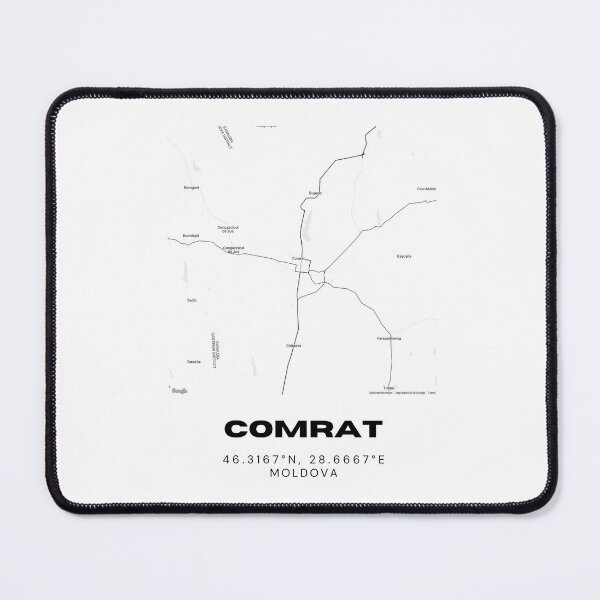 Item preview, Comrat Moldova Minimalist Map Poster | Gagauzia City Map Art designed and sold by RM-Journey.