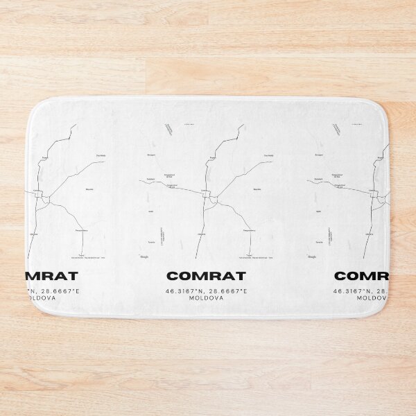 Item preview, Comrat Moldova Minimalist Map Poster | Gagauzia City Map Art designed and sold by RM-Journey.