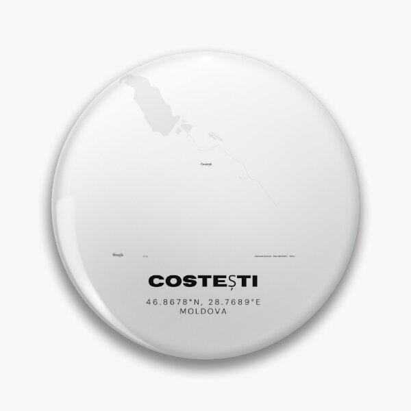 Item preview, Costești Moldova Minimalist Map Poster | Modern Town Street Map Art designed and sold by RM-Journey.