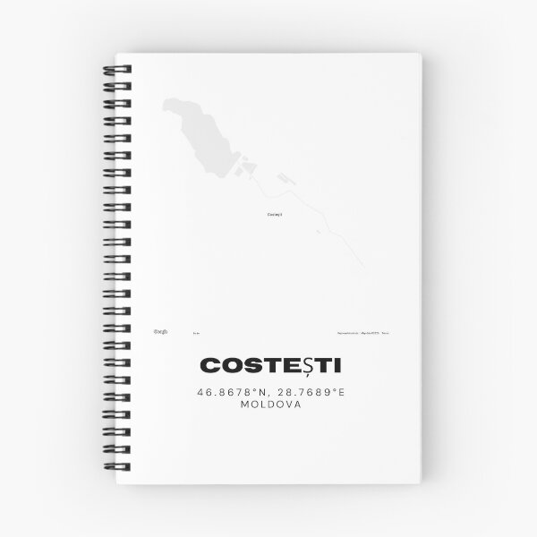 Item preview, Costești Moldova Minimalist Map Poster | Modern Town Street Map Art designed and sold by RM-Journey.