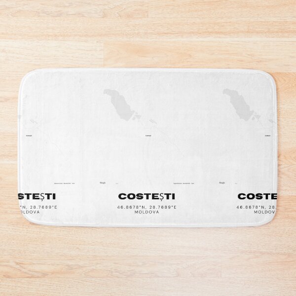 Item preview, Costești Moldova Minimalist Map Poster | Modern Town Street Map Art designed and sold by RM-Journey.