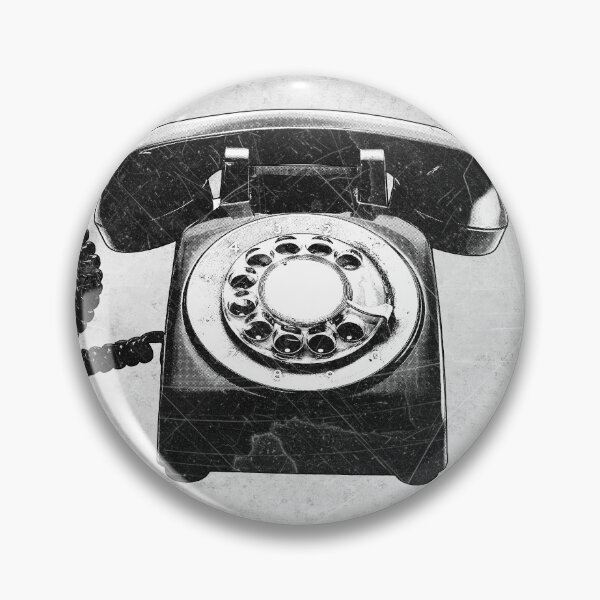 Item preview, Vintage Rotary Telephone Dark Noir Retro Horror Mid Century designed and sold by Ghoul Enterprises.