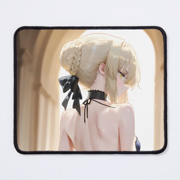 Item preview, Saber Alter Fate Stay Night Blue Dress Back View Elegance designed and sold by Spraykart.