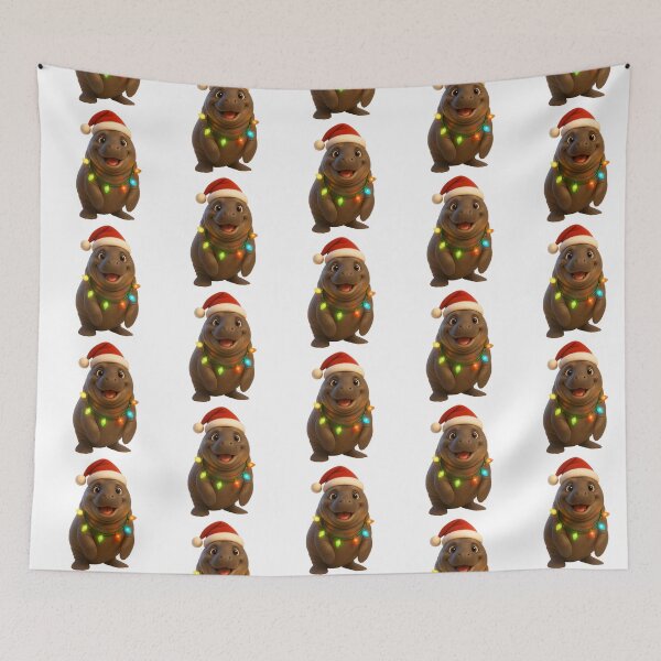 Item preview, Christmas Steller’s Sea Cow designed and sold by Sillytoe.