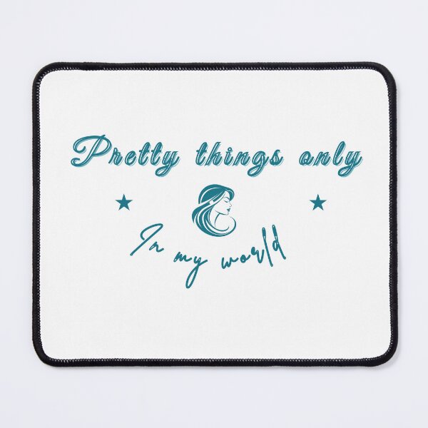 Item preview, Pretty Things Only in My World – Dark Green Aesthetic Minimalist Design designed and sold by Daily Mood Studio.