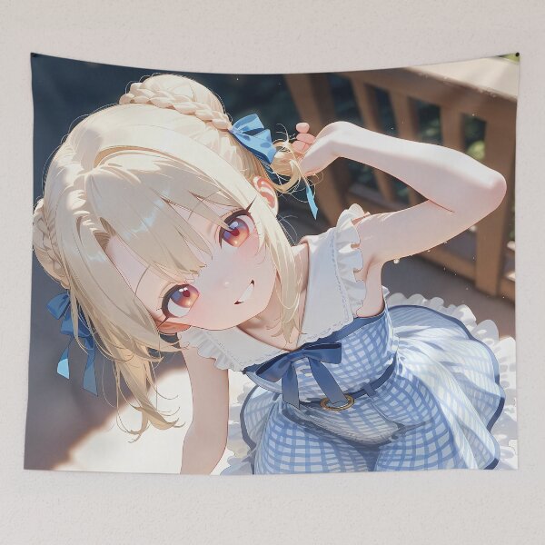 Item preview, Illyasviel Einzbern Fate Stay Night Checkered Dress Playful Look designed and sold by Spraykart.