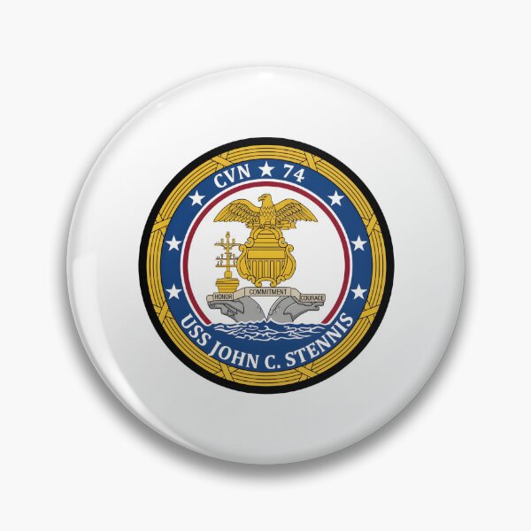 Item preview, USS John C. Stennis CVN 74 Aircraft Carrier Crest designed and sold by CharlieDesings.