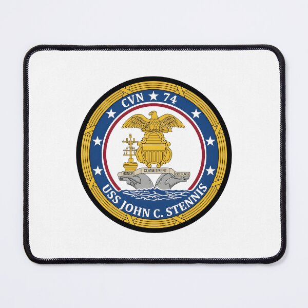 Item preview, USS John C. Stennis CVN 74 Aircraft Carrier Crest designed and sold by CharlieDesings.