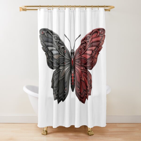 Item preview, Realistic 3D Butterfly Monarch Gothic Sculpture Design designed and sold by Digital Duniyah.