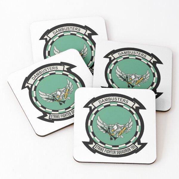 Item preview, VFA-195 Dambusters Strike Fighter Squadron Patch designed and sold by CharlieDesings.