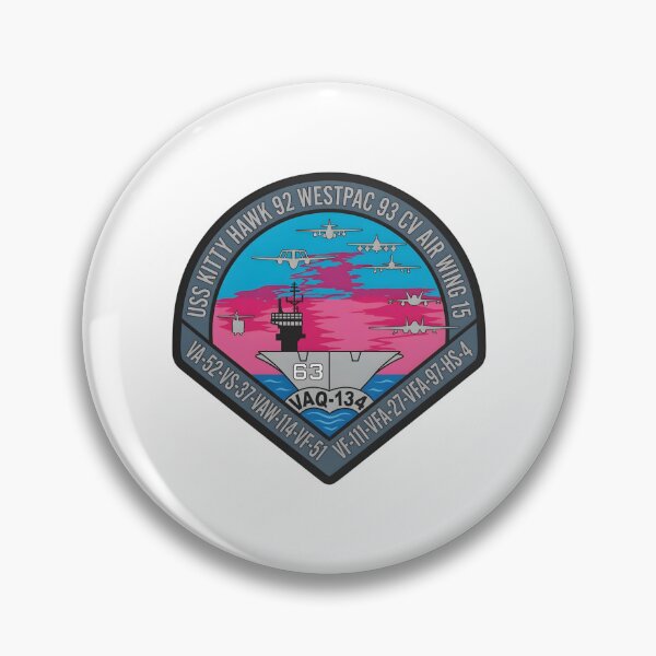 Item preview, USS Kitty Hawk CV-63 Westpac 92-93 Air Wing 15 Patch designed and sold by CharlieDesings.