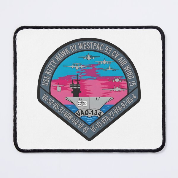 Item preview, USS Kitty Hawk CV-63 Westpac 92-93 Air Wing 15 Patch designed and sold by CharlieDesings.