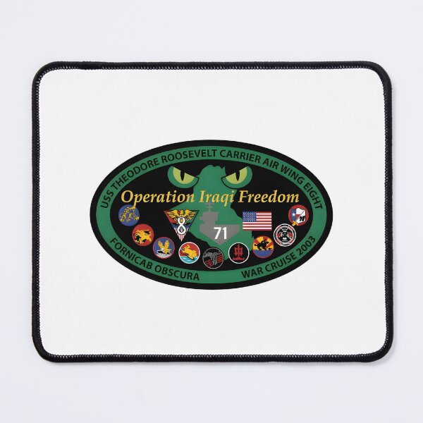 Item preview, USS Theodore Roosevelt CVN-71 Operation Iraqi Freedom War Cruise 2003 Patch designed and sold by CharlieDesings.