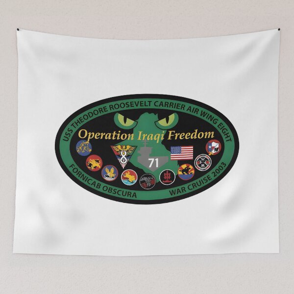 Item preview, USS Theodore Roosevelt CVN-71 Operation Iraqi Freedom War Cruise 2003 Patch designed and sold by CharlieDesings.