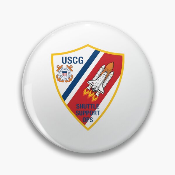 Item preview, USCG Shuttle Support OPS Military Patch designed and sold by CharlieDesings.