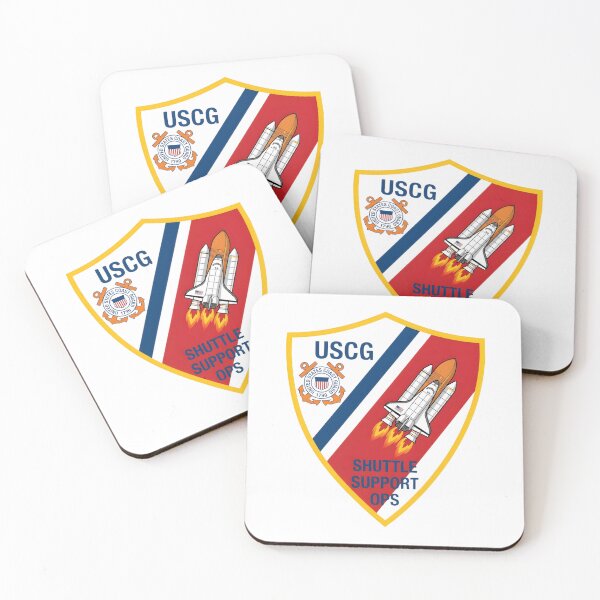Item preview, USCG Shuttle Support OPS Military Patch designed and sold by CharlieDesings.