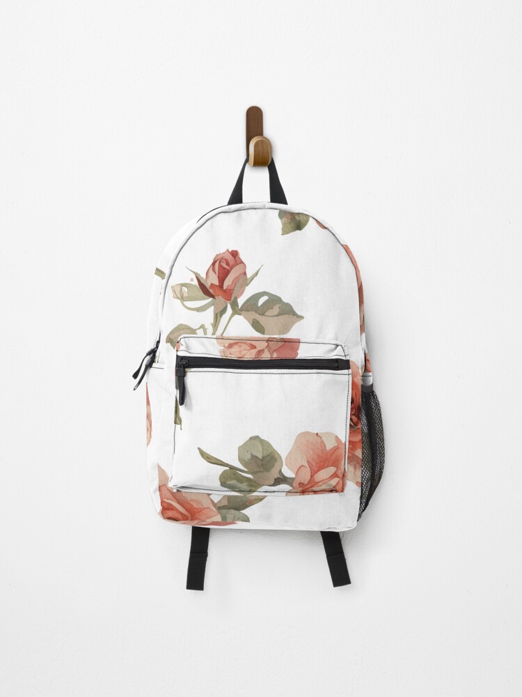 Thumbnail 1 of 3, Backpack, Spring rose patterns designed and sold by JosueShop101.