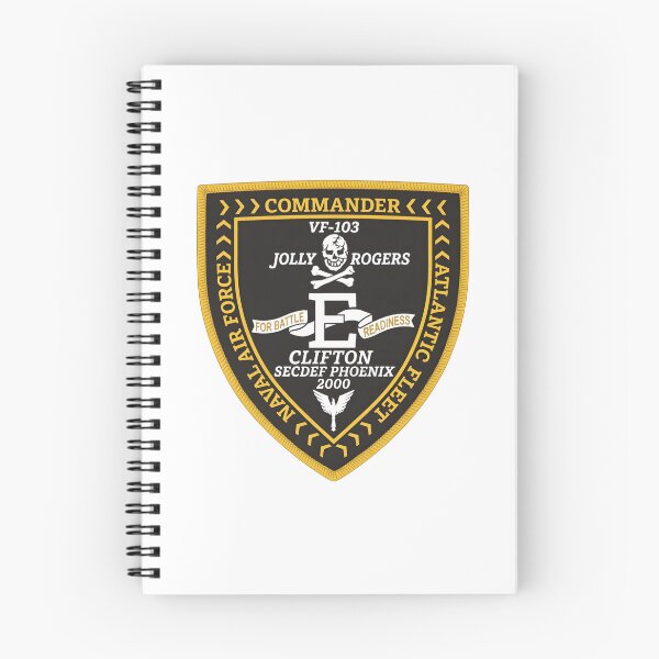 Item preview, VF-103 Jolly Rogers Commander Atlantic Fleet Battle Readiness Patch designed and sold by CharlieDesings.