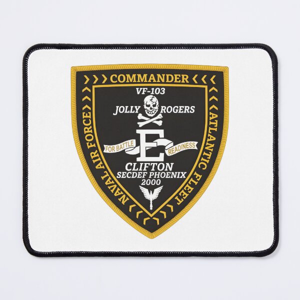 Item preview, VF-103 Jolly Rogers Commander Atlantic Fleet Battle Readiness Patch designed and sold by CharlieDesings.