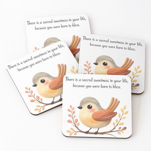 Item preview, Sacred Sweetness Bird Nursery Print, Inspirational Quote Wall Art, Baby Room Decor designed and sold by LoveNurseries.