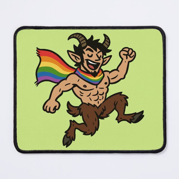 Item preview, Gay Pride Faun Frolicking designed and sold by Ghost on Toast.