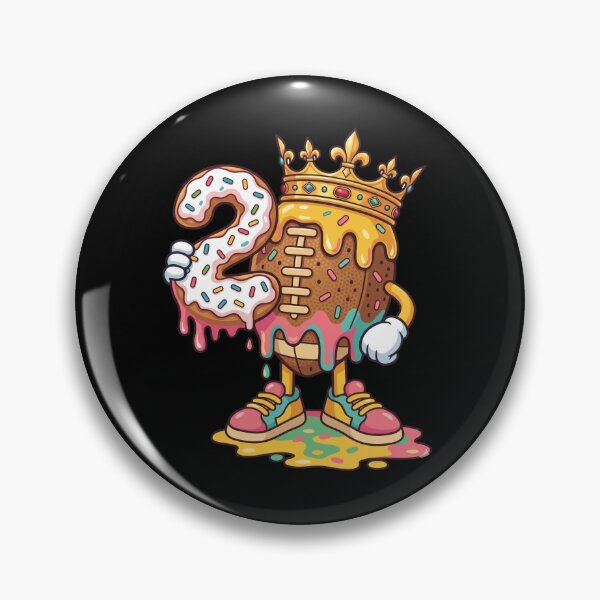 Item preview, Football 2nd Birthday Ice Cream Drip Two Year Old designed and sold by KIROSALS.