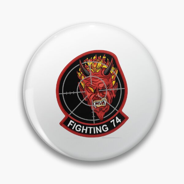 Item preview, VFA-74 Be-Devilers Squadron Tactical Patch Illustration designed and sold by CharlieDesings.