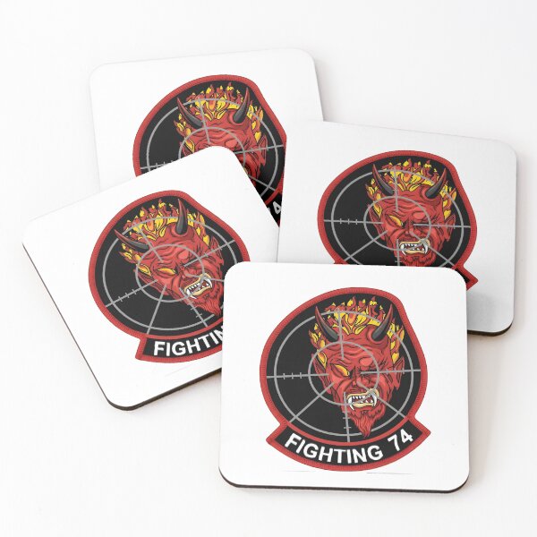 Item preview, VFA-74 Be-Devilers Squadron Tactical Patch Illustration designed and sold by CharlieDesings.