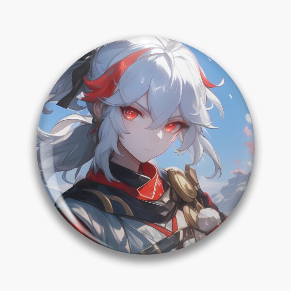 Item preview, Kazuha Genshin Impact Snowy Samurai Calm Storm designed and sold by Spraykart.
