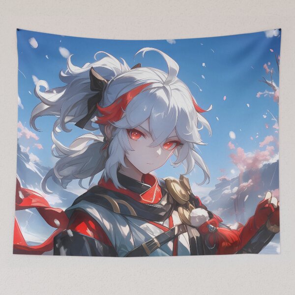 Item preview, Kazuha Genshin Impact Snowy Samurai Calm Storm designed and sold by Spraykart.