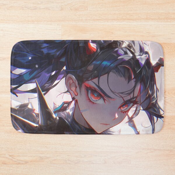 Item preview, Xinyan Genshin Impact Fierce Punk Waifu With Dark Hair designed and sold by Spraykart.