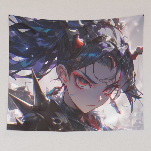 Item preview, Xinyan Genshin Impact Fierce Punk Waifu With Dark Hair designed and sold by Spraykart.