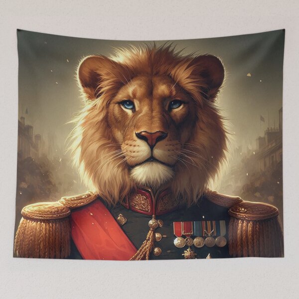 Item preview, Lion Commander Of The Grand Army designed and sold by nikkolaus.